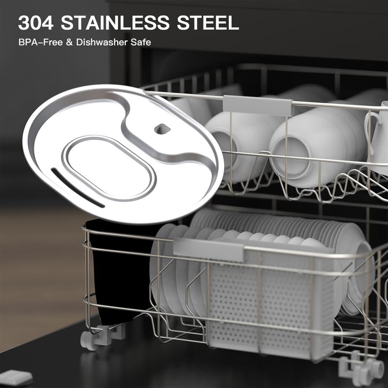 Today'S Deals - Geoorood Cat Water Fountain - 304 Stainless Steel, 3.2L/0.85Gallon/108.2Oz, Dual-Mode, LED Alert, 20Db Quiet, Bpa-Free ABS, Pet-Friendly, Dishwasher-Safe #Tiktokshoplabordaysale #Fallfreshness